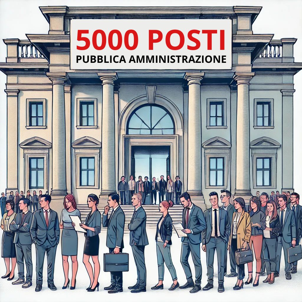 5000 POSTI PUBBLICA AMMINISTRAZIONE