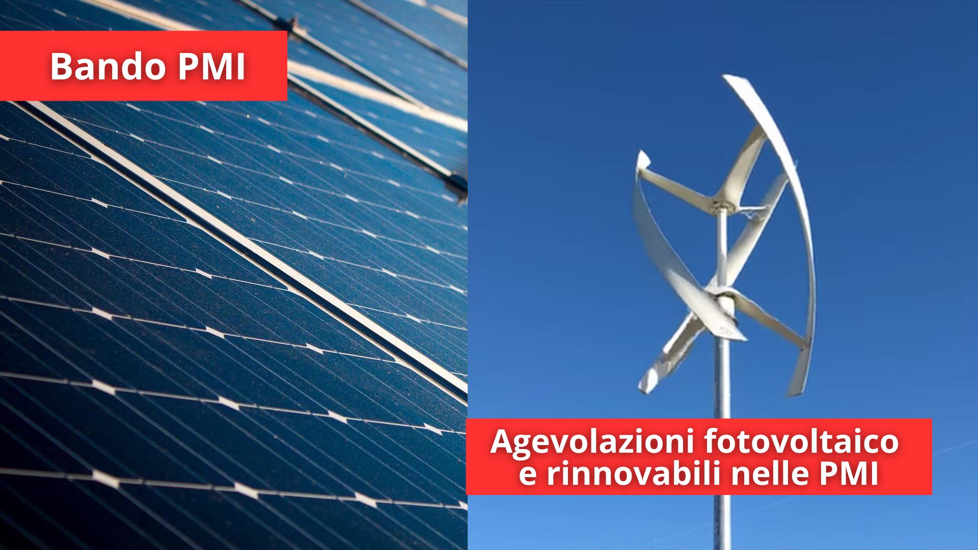 bando fotovoltaico minieolico PMI