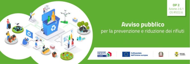 Calabria: contributi ai comuni per la prevenzione e riduzione dei rifiuti Bando Calabria rifiuti finanziamento comuni